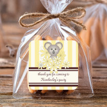 Koala Gele Baby Shower / Verjaardag Favor