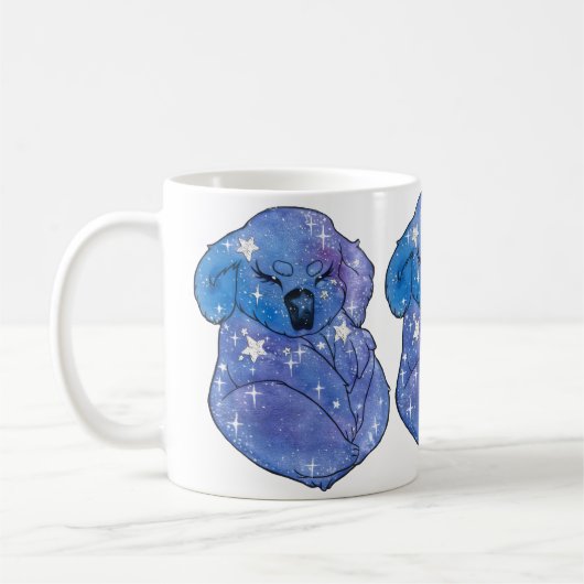 Koala genaamd Seven Koffiemok (Links)