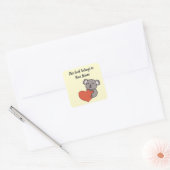 Koala gepersonaliseerde boekplaat sticker (Envelop)