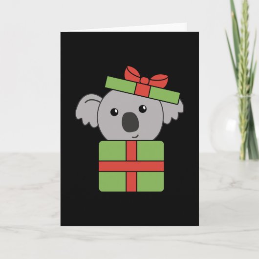 Koala Gift Cute Animals voor kinderen Kaart (Voorkant)