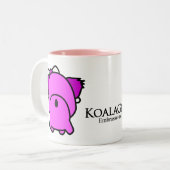 Koala Girl Tweekleurige Koffiemok (Voorkant links)
