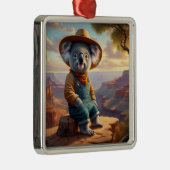 Koala Grand Canyon Metalen Ornament (Rechts)