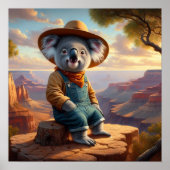Koala Grand Canyon Poster (Voorkant)