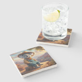 Koala Grand Canyon Stenen Onderzetter (Zijkant)