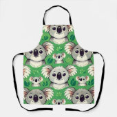 Koala groen schort (Voorkant)