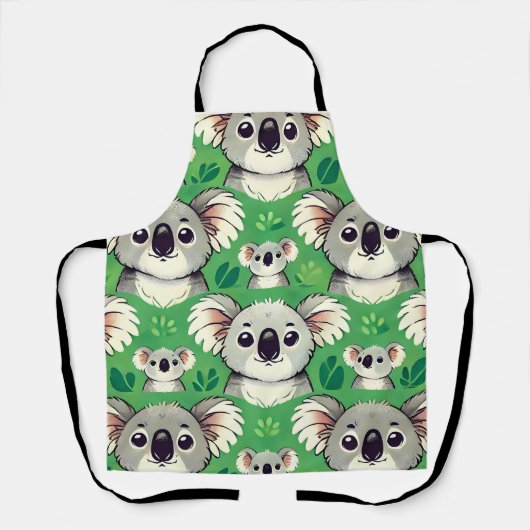 Koala groen schort (Voorkant)