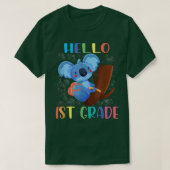 Koala Hallo eerste graad terug naar school T-shirt (Design voorkant)