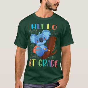 Koala Hallo eerste graad terug naar school T-shirt