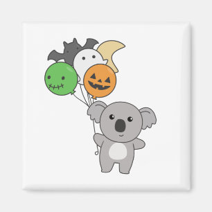 Koala Halloween-ballonnen voor kinderen die Koalas Magneet