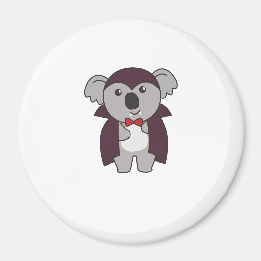 Koala Halloween Cute Devil Kinder Vampire Costume Magneet (Voorkant)