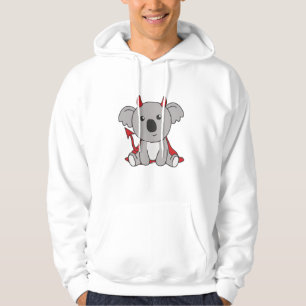 Koala Halloween Cute Devil Kinder Witches Costume Hoodie