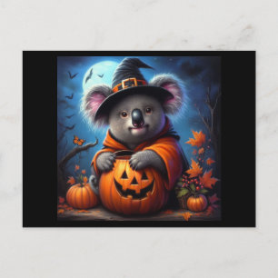 Koala Halloween kostuum Briefkaart