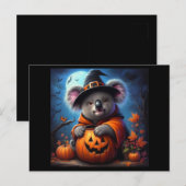 Koala Halloween kostuum Briefkaart (Voorkant / Achterkant)