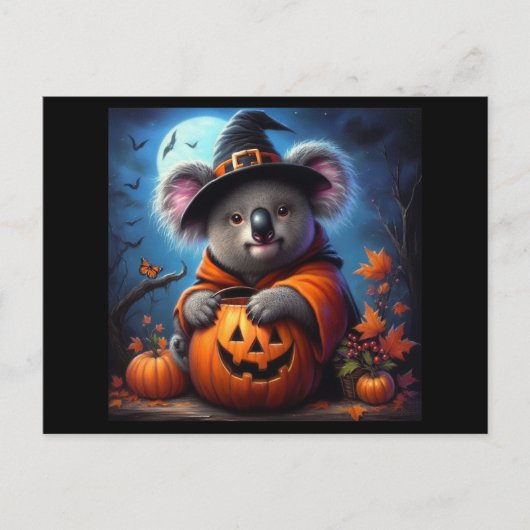 Koala Halloween kostuum Briefkaart (Voorkant)