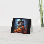 Koala Halloween kostuum Kaart (Voorkant)