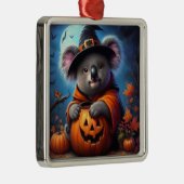 Koala Halloween kostuum Metalen Ornament (Rechts)