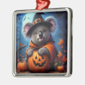 Koala Halloween kostuum Metalen Ornament (Links)