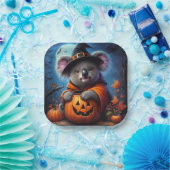Koala Halloween kostuum Papieren Bordje (Feest)