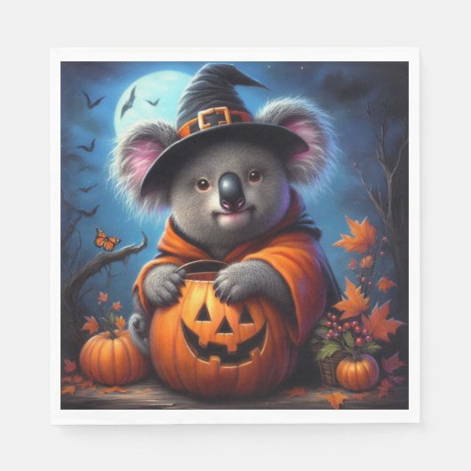 Koala Halloween kostuum Servet (Voorkant)