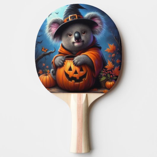 Koala Halloween kostuum Tafeltennisbatje (Voorkant)
