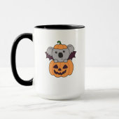 Koala Halloween Pumpkin Bat Costume Mok (Links)