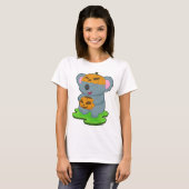 Koala Halloween Pumpkin T-shirt (Voorkant volledig)