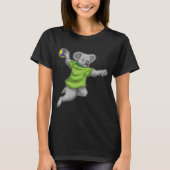 Koala Handbalspeler Handbal T-shirt (Voorkant)