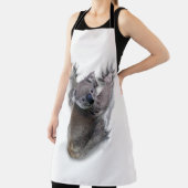 Koala Hang Op Rug Schattige Beer Australië Dier Schort (Insitu)