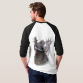 Koala Hang Op Rug Schattige Beer Australië Dier T-shirt (Achterkant volledig)
