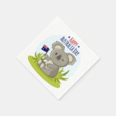 Koala Happy Australia Day | FEESTDAGEN Servet (Hoek)