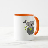 Koala Happy Halloween Cauldron Bat Mok (Voorkant rechts)