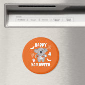 Koala Happy Halloween Pumpkin Bat Costume Magneet (Insitu (Vaatwasser))