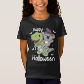 Koala Happy Halloween T-rex Mummy Costume T-shirt (Voorkant)