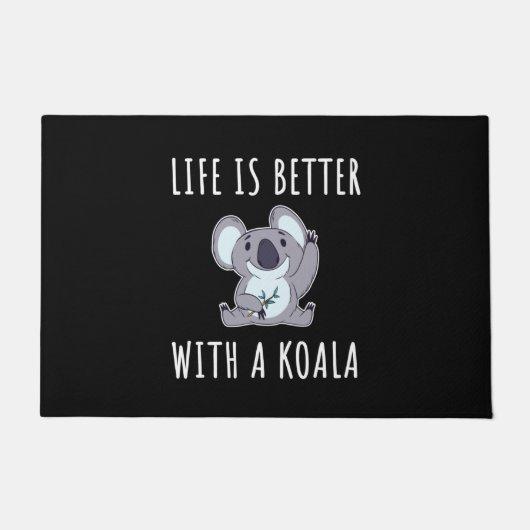 Koala - Het leven is beter met een Koala Deurmat (Voorkant)