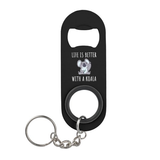 Koala - Het leven is beter met een Koala Mini Flessenopener (Voorkant)