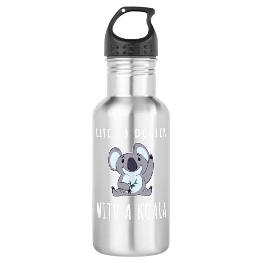 Koala - Het Leven Is Beter Met Een Koala Waterfles (Voorkant)