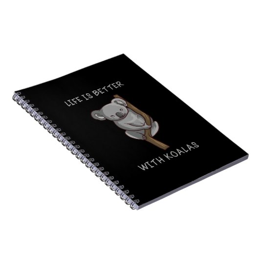 Koala - Het leven is beter met Koalas Notitieboek (Rechterzijde)