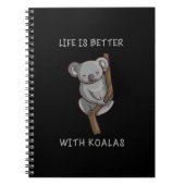 Koala - Het leven is beter met Koalas Notitieboek (Voorkant)