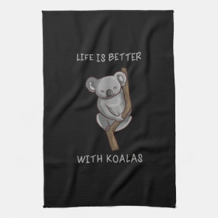Koala - Het leven is beter met Koalas Theedoek