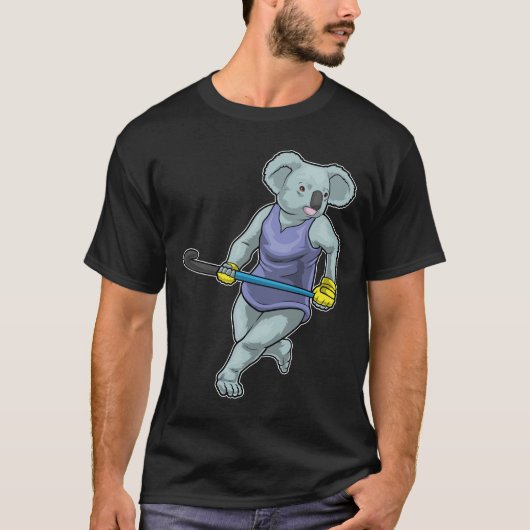Koala Hockey stick T-shirt (Voorkant)