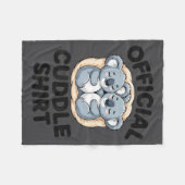 Koala Hug Cute Animal Lover This Is My Cuddle  Fleece Deken (Voorkant (Horizontaal))