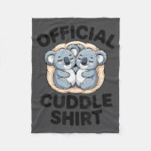 Koala Hug Cute Animal Lover This Is My Cuddle  Fleece Deken (Voorkant)