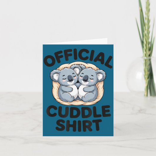 Koala Hug Cute Animal Lover This Is My Cuddle  Kaart (Voorkant)
