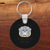 Koala Hug Cute Animal Lover This Is My Cuddle Sleutelhanger (Voorkant)