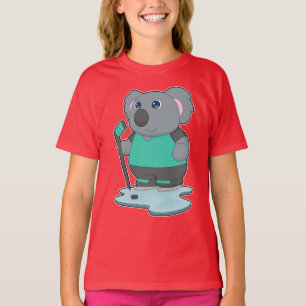 Koala IJshockey stick T-shirt