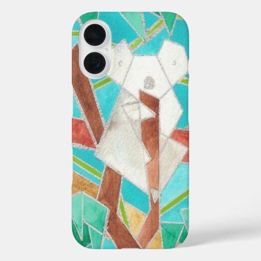Koala in Boom Originele Abstracte Kunst Case-Mate iPhone Case (Achterkant)