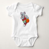 Koala in de Basketball-sport Romper (Voorkant)