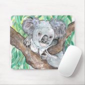 Koala in de Eucalyptusboom Muismat (Met muis)