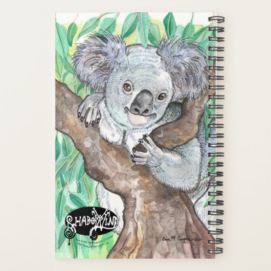 Koala in de Eucalyptusboom Planner (Achterkant)