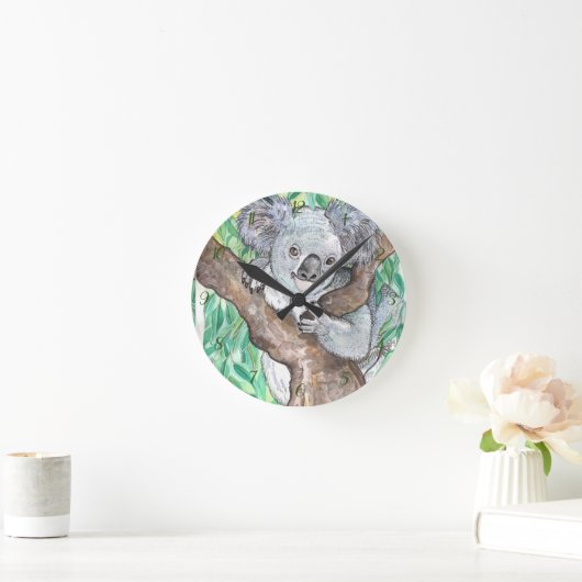 Koala in de Eucalyptusboom Ronde Klok (Huis)